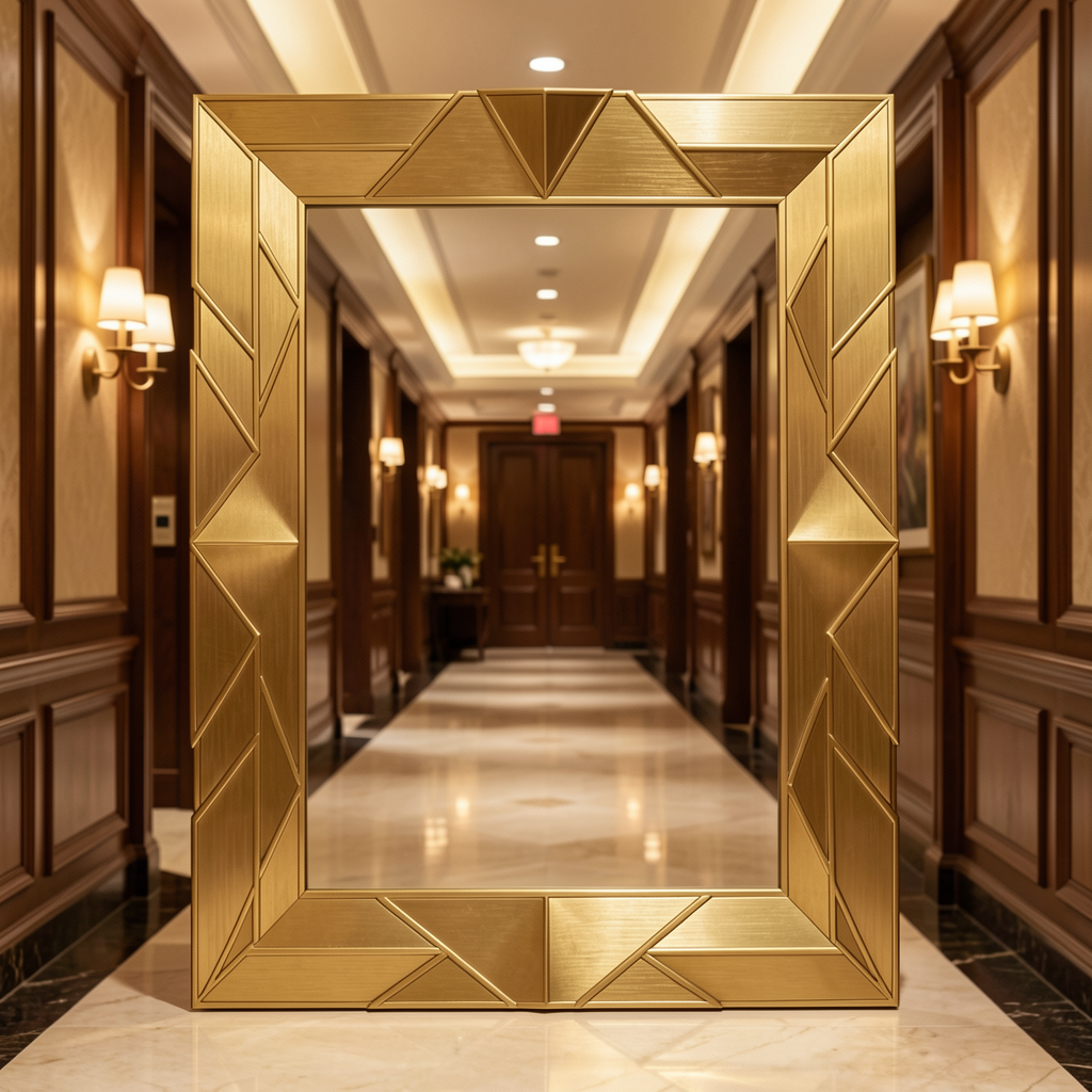 Art Deco Brass Frame
