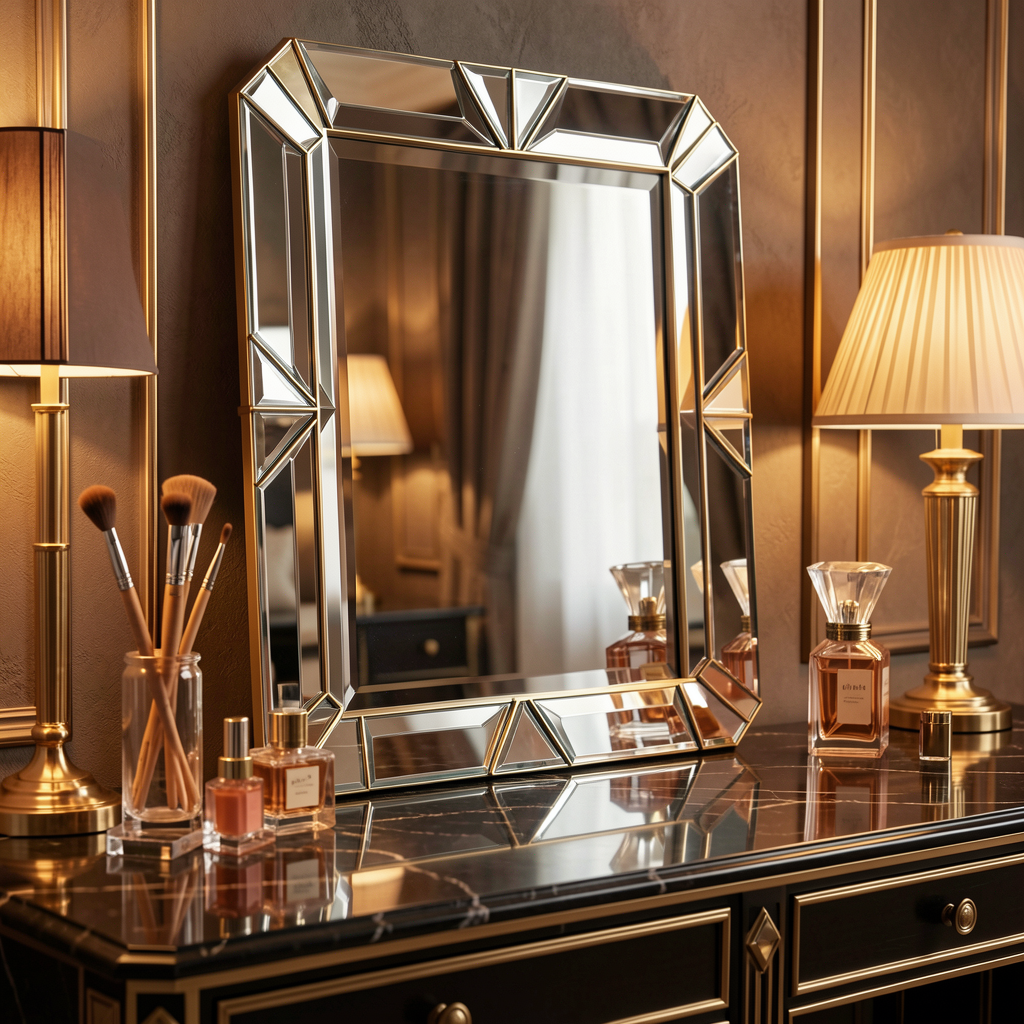 Mirrored Art Deco Frame